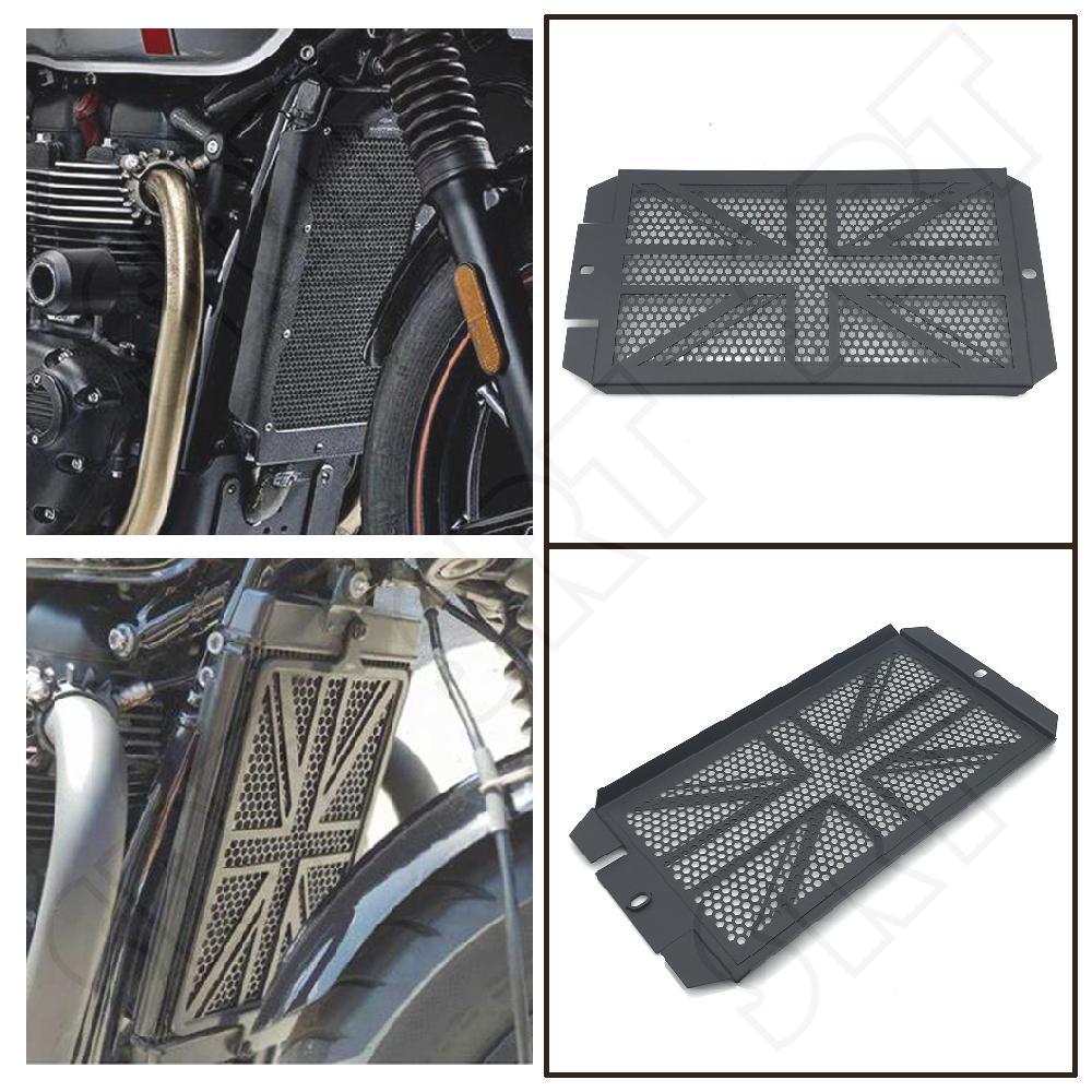Cocok untuk Triumph Bonneville T120 T100 Bobber 1200 ABS 2016-2024 Pelindung Radiator Mesin Sepeda M