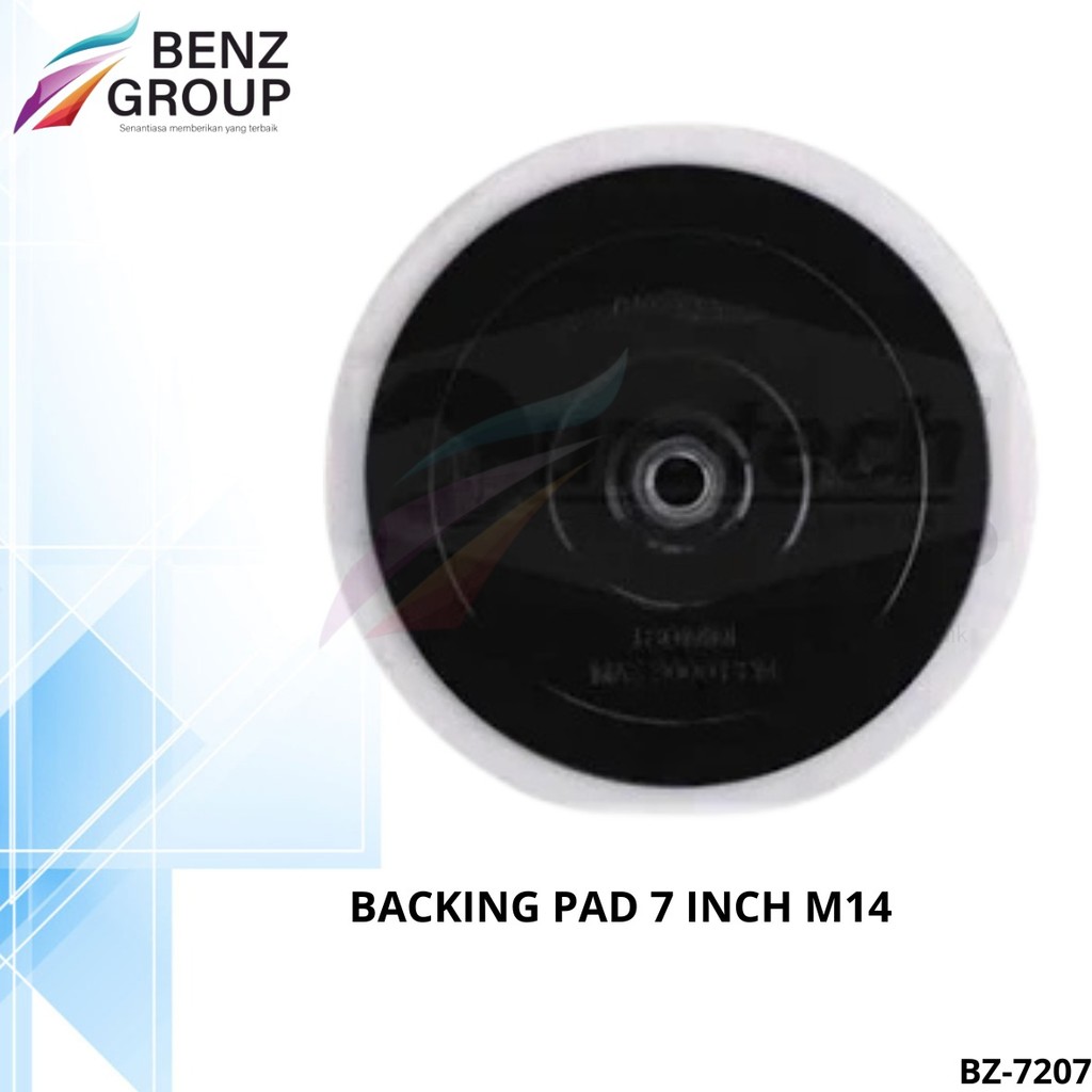 Benz Werkz Backing Pad 7 inch Drat M14 / Tatakan Pad Mesin Poles 7 inch BZ-7207