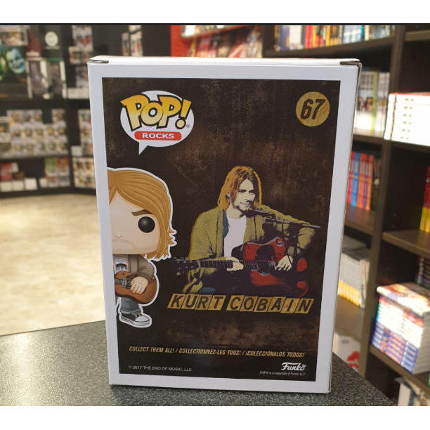 FUNKO POP Rocks Kurt Cobain # SE 64 # 65 # 66 # 67 # Vinyl Mobile Doll Anime Exhibition Limited Edit