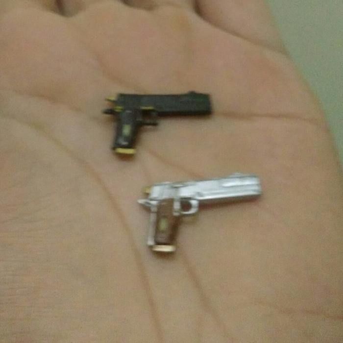 Diorama Miniatur 1/12 pistol mainan ebony Aksesoris Figure