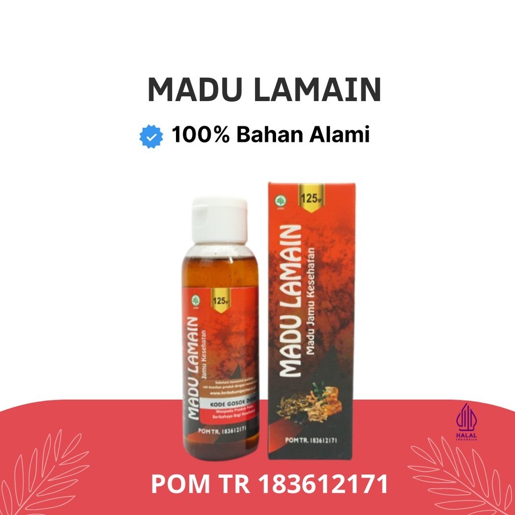 Madu Lamain Original 100% - Madu Untuk Kesehatan Pria 125 gr