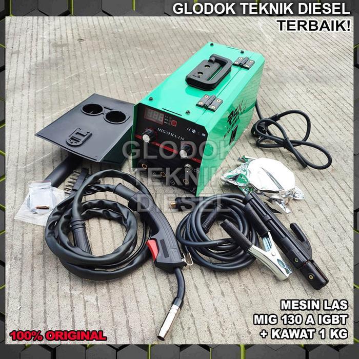 PAZTO MESIN LAS MIG 130 A CO2 TANPA GAS WELDING MIGi GASLESS JAPAN - RSK MIG 130, Standard- AP