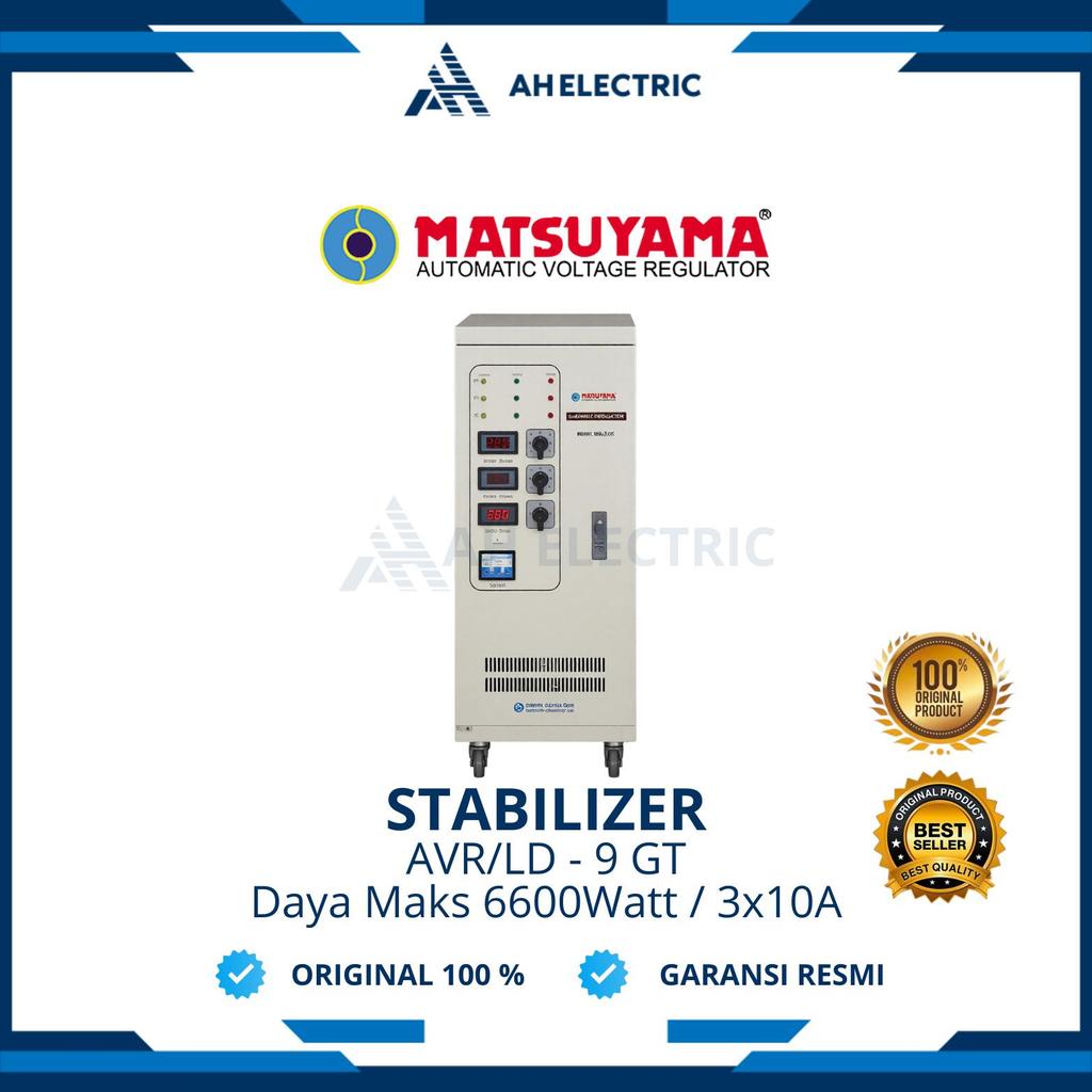MATSUYAMA Stabilizer Listrik 9000 Watt  9 KVA 140-240V 3 Phase | Stavolt Voltage Regulator | AVR/LD-