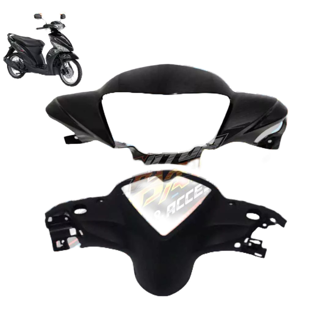 Batok Kepala Depan Belakang Yamaha Mio J Hitam / Batok Kepala Mio J Depan Belakang Hitam / Batok Kep