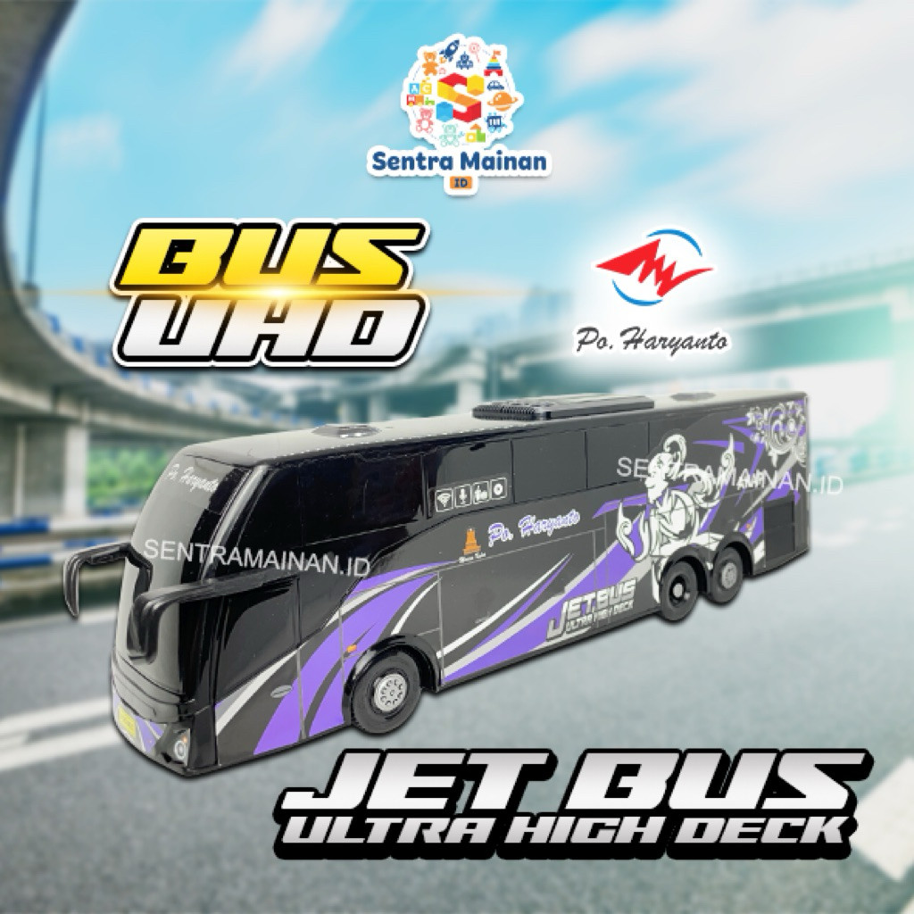 SENTRA Mainan Bus Modifikasi Tronton Uhd Rkc Livery Arimbi / Po Haryanto / Rosalia Indah / Sinar Jay