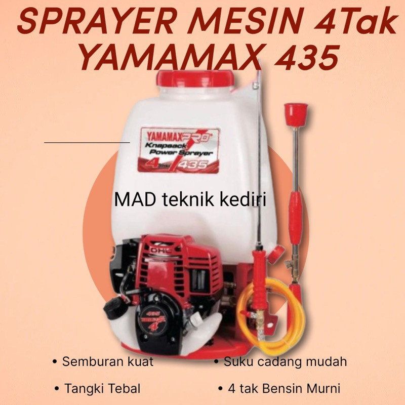 Mesin Sprayer Semprot Hama 4 Tak YAMAMAX Pro 435 20 Liter