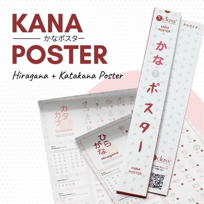 Kana Poster | Hiragana dan Katakana - Poster