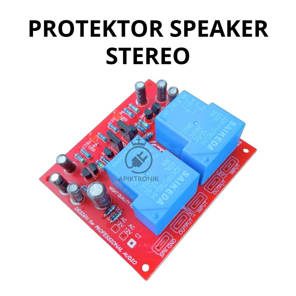 Kit Speaker Protektor Stereo Anti Jedug Pelindung Speaker Tegangan DC