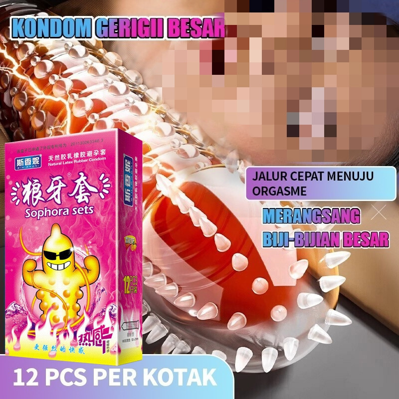 ORDER HERE Kondom bergrigi Kondom gerigii besar Kondom gerigii kasar 12pc 10pc Box ringbergerigi sut