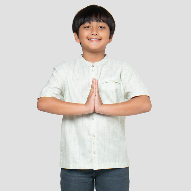 Little M Stripe Baju Koko Anak Laki-laki 123401417