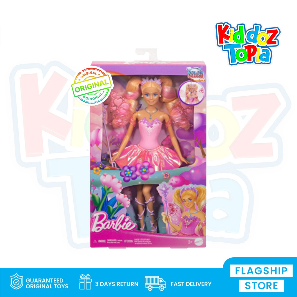 Barbie Fairy Doll with Toy Wand & Fashion FAIRYTALE FANTASTICAL Accessories JCP76 GLC