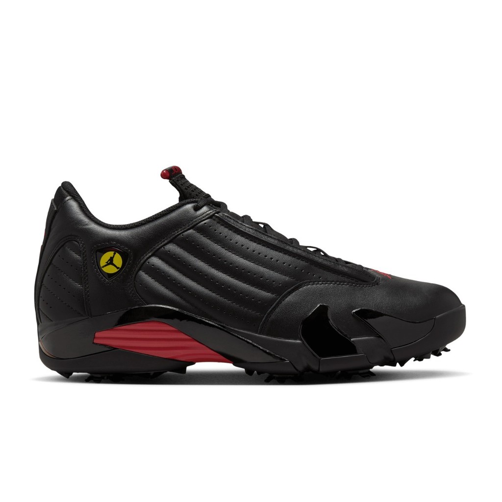 Sepatu Golf Pria Nike Air Jordan 14 Golf Last Shot Black/Red (HJ7710-001) Original
