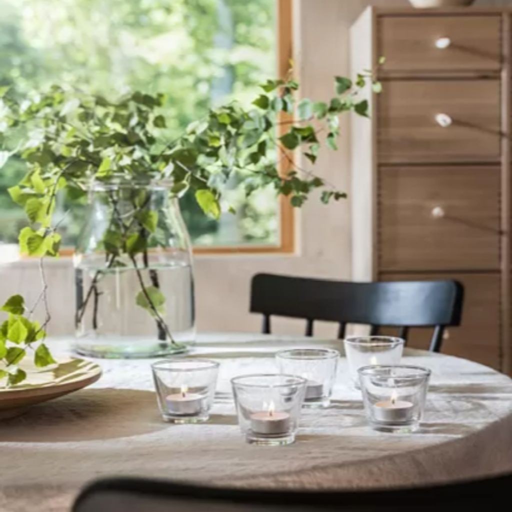 1 pcs Lilin Kecil Aromaterapi hutan skandinavia putih 3.5 jam IK34 Adlad alami La Sonne