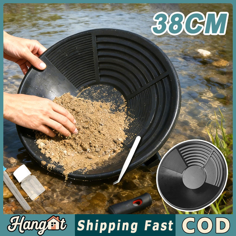 [COD] 38cm Premium Dulang Emas Gold Pan Gold Mining Gold Panning Untuk Mengumpulkan Emas Di Sungai &