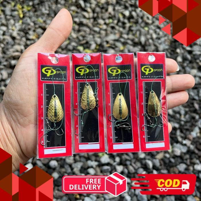 Lure Spoon GP Ultralight Kuningan Brass untuk Pancing Umpan - 2.5cm, Pasir