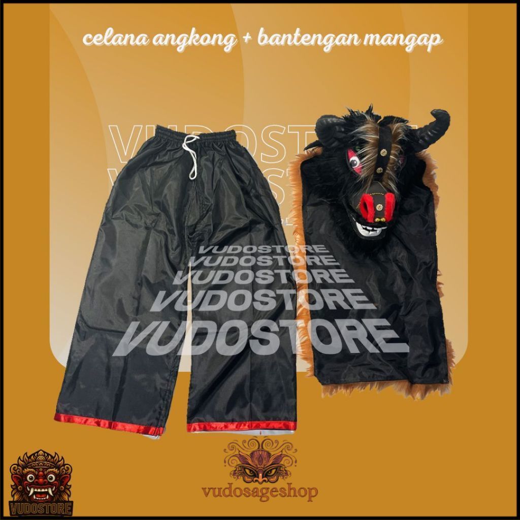 Vudosageshop Setelan Bantengan Mangap Spons Mbrot