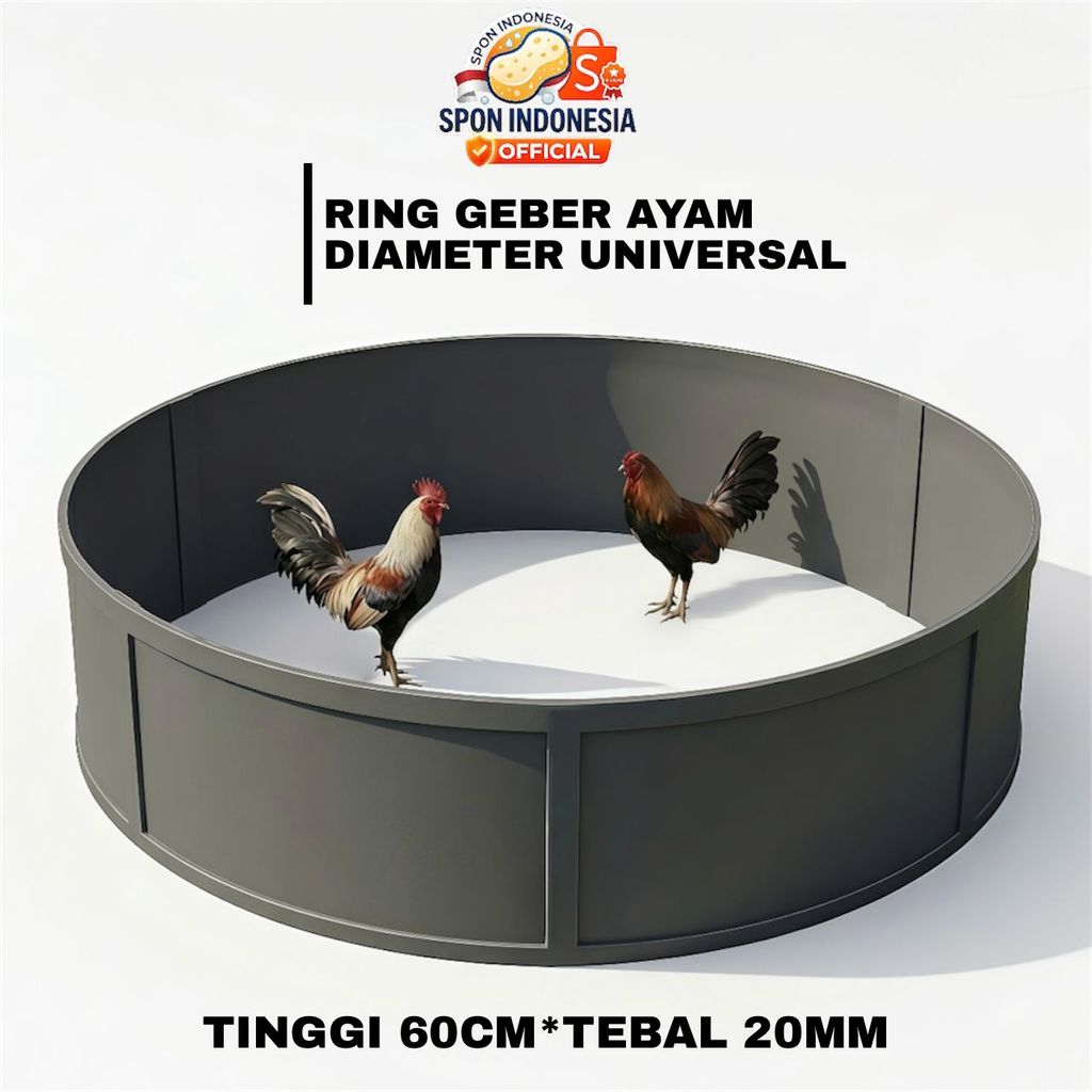 Spon Indonesia Official | Ring Geber Adu Ayam Diameter 2 Meter Kalang Karet Spon Eva Tebal 20 Mm Kua