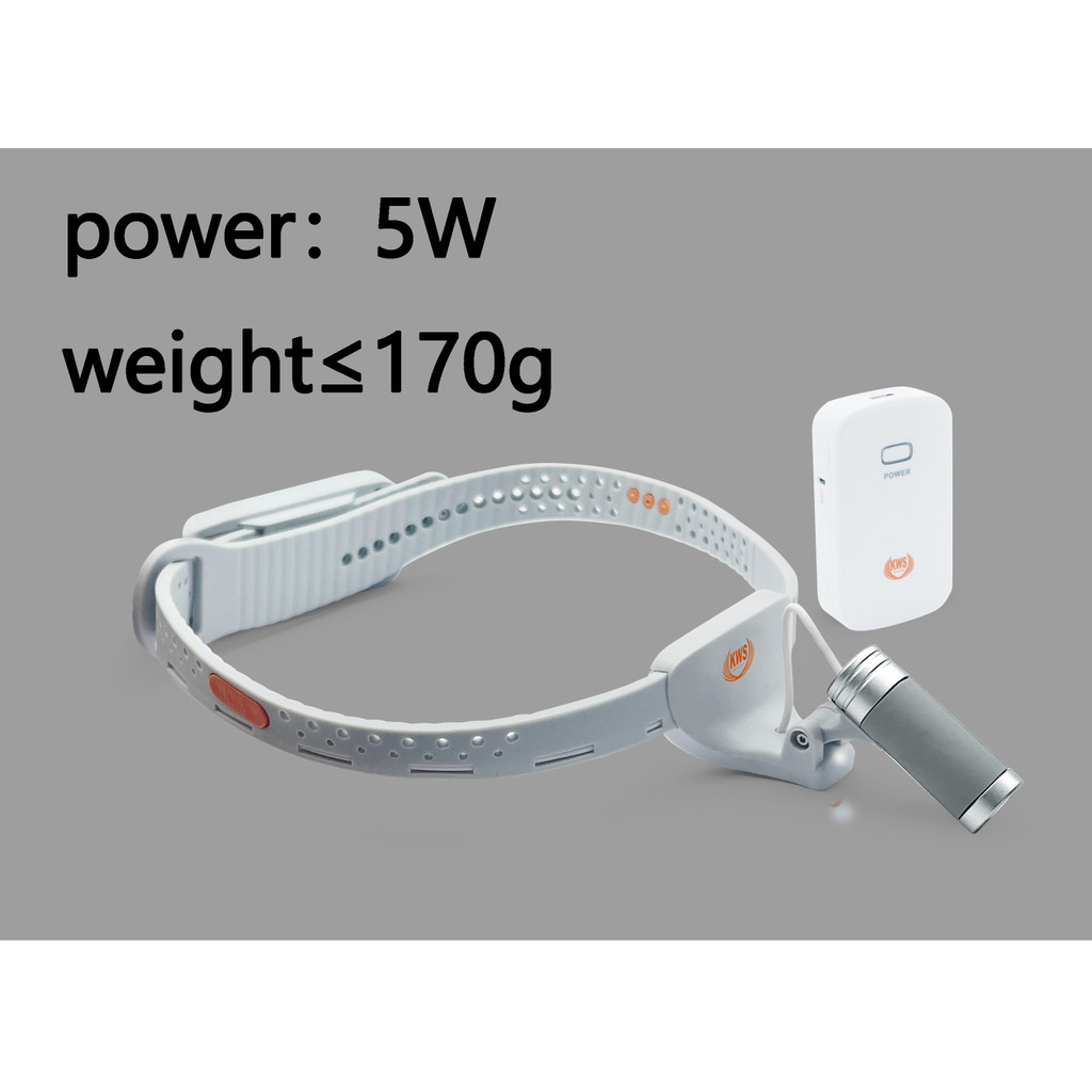 Lampu Kepala Laboratorium Gigi Kelas Medis 5W LED Tanpa Kabel Super Terang Ringan LED Kecerahan Ting