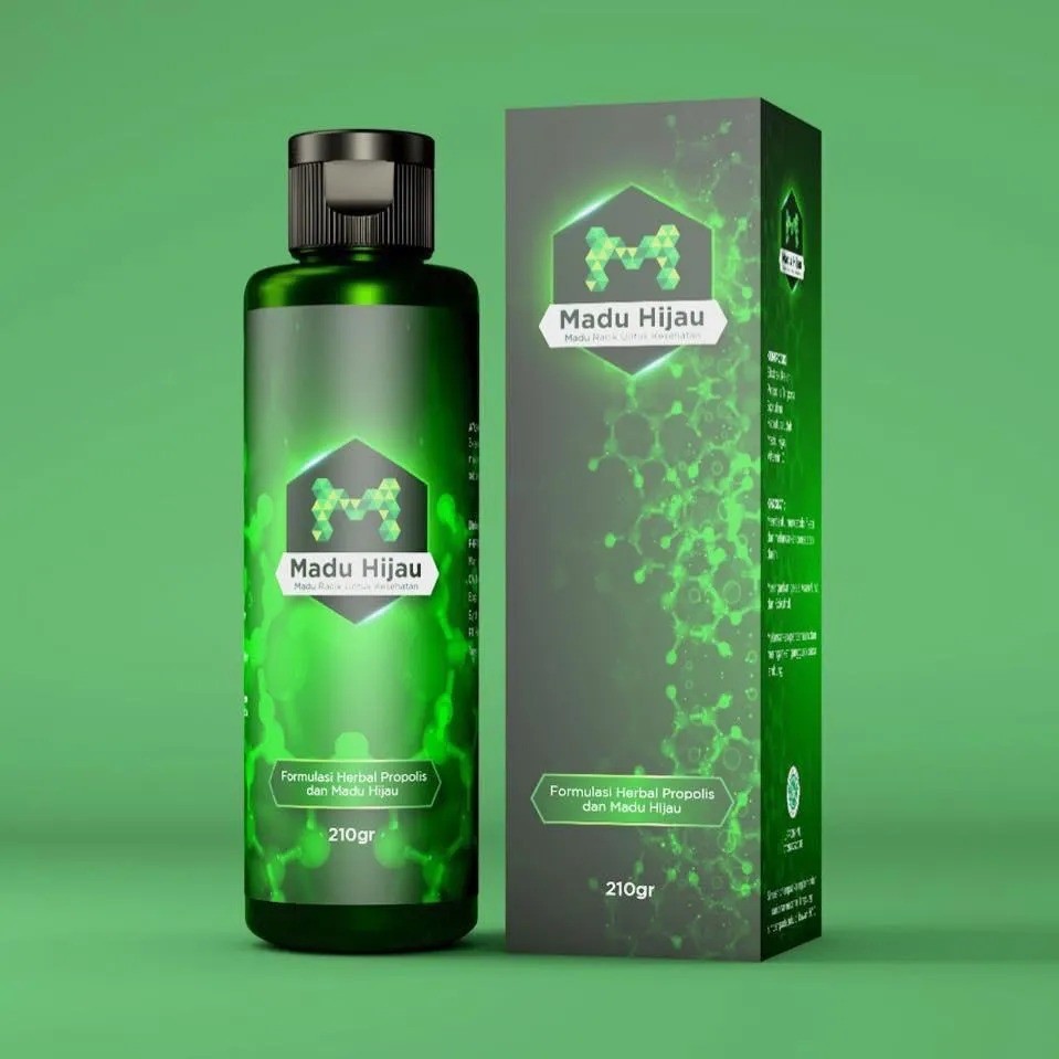 Madu Hijau Asli Original 100% Isi 210gr