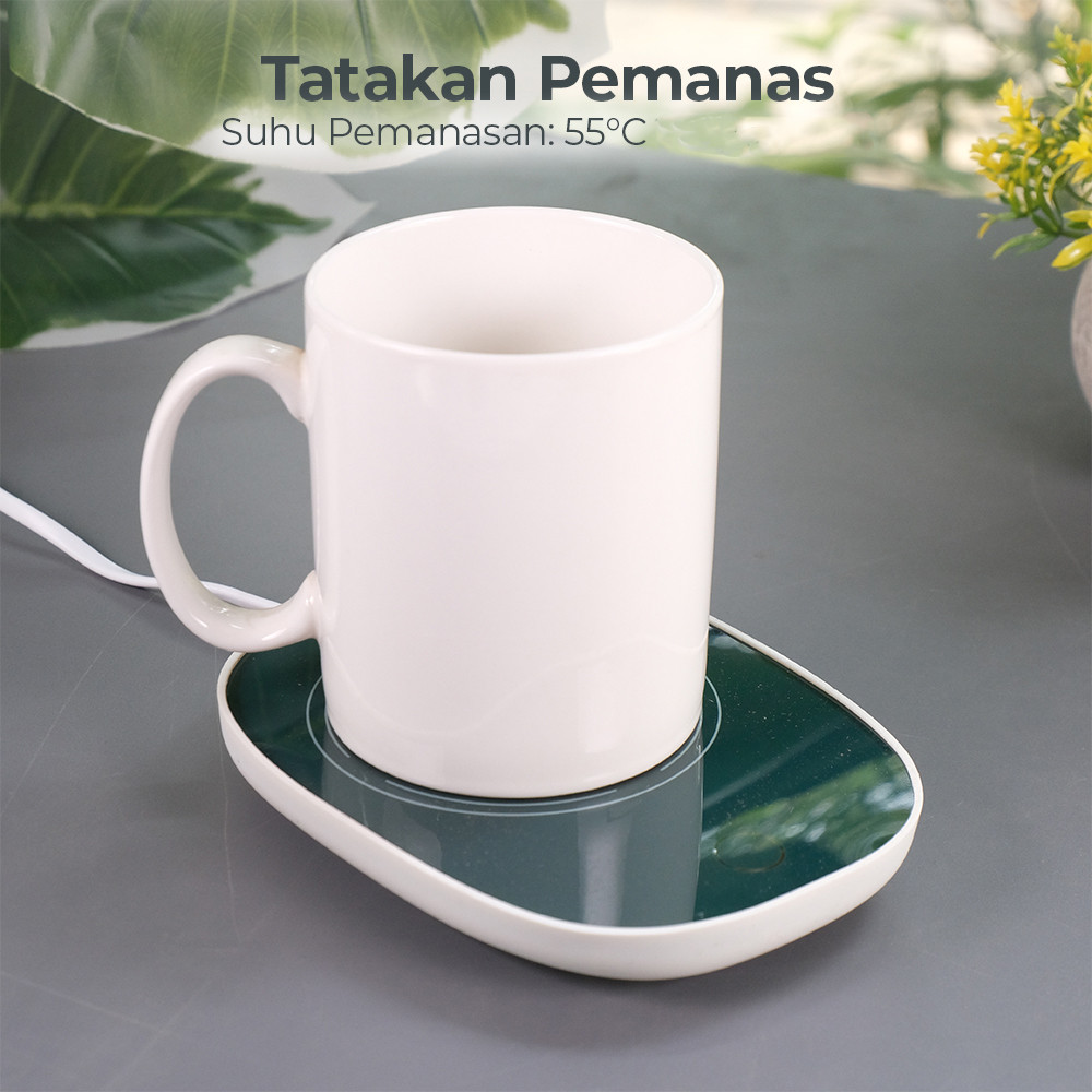 Tatakan Gelas Pemanas Coffee Cup Warmer Heating Pad 220V - Tatakan Pemanas Gelas Kopi Electric Cup W