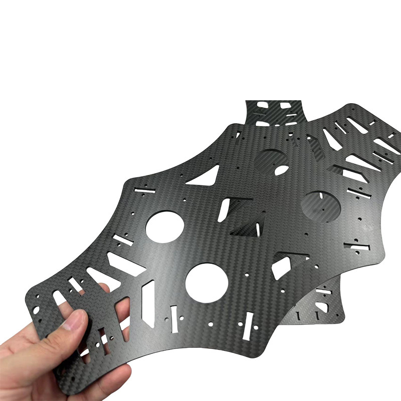 Customized Carbon Fiber CNC Cutting Plate Service DIY Carbon Fiber Sheet Plate CNC Machining