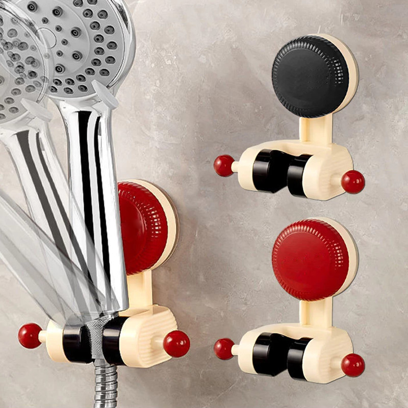 Holder Shower Suction Cup DK89 – Gantungan Mandi / Dudukan Shower Tempel / Warna Merah, Hitam / Tanp