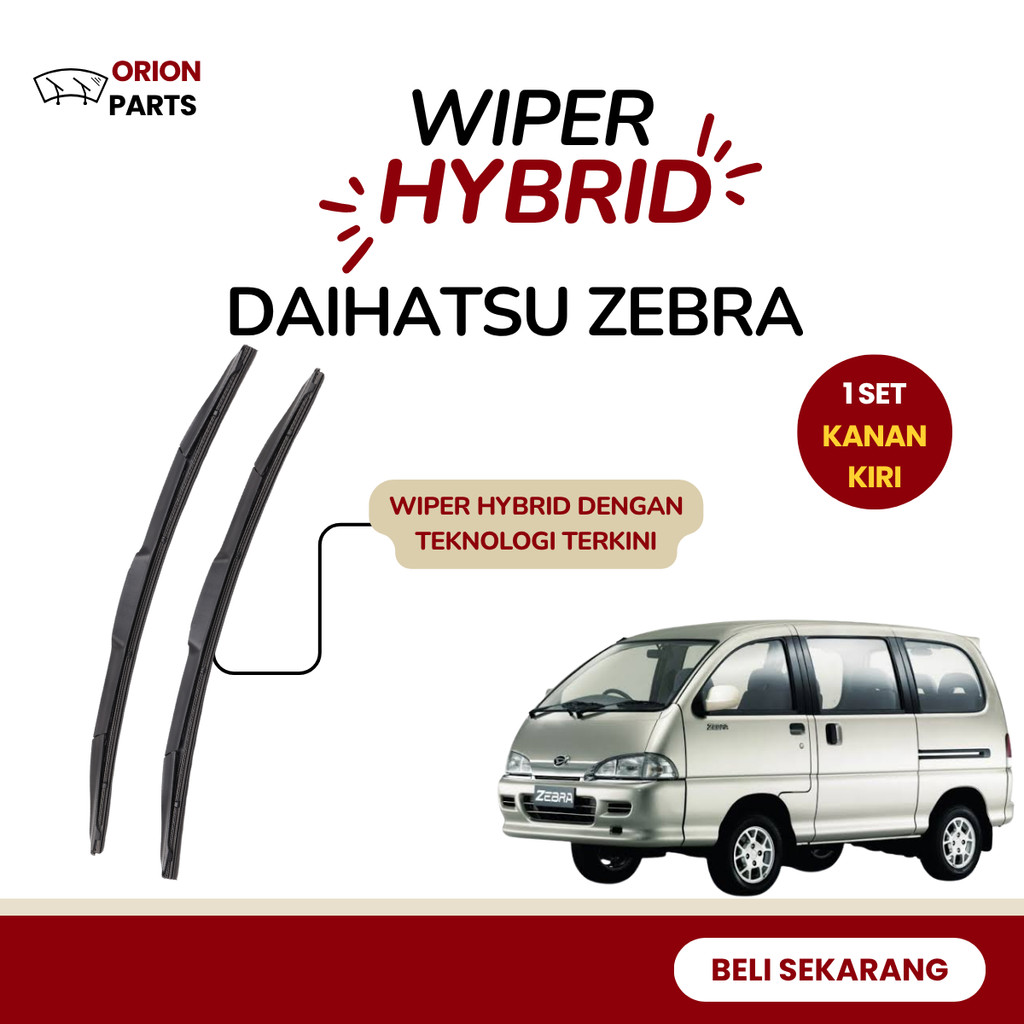 Wiper Hybrid Daihatsu Zebra  Sepasang Kanan Kiri