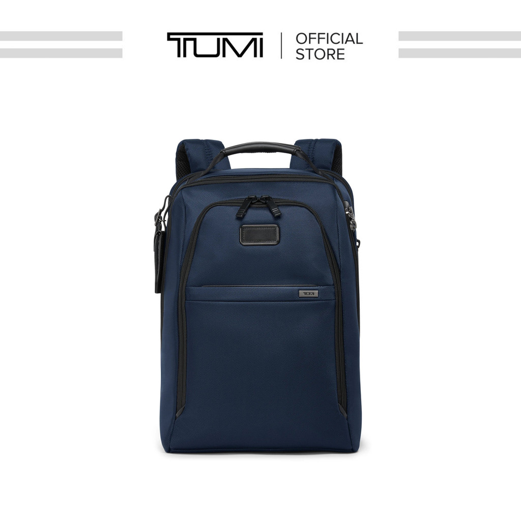 TUMI - Medium 15" Expandable Backpack - Navy