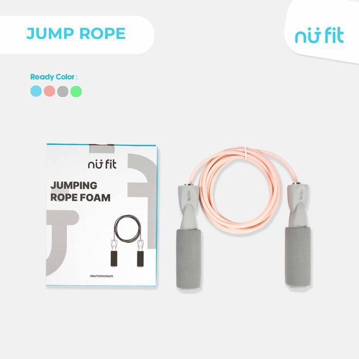 NU - FIT  - Tali Skipping - Skipping Premium - Skipping jump - Lompat Tali  - Foam Jump Rope - Skipp