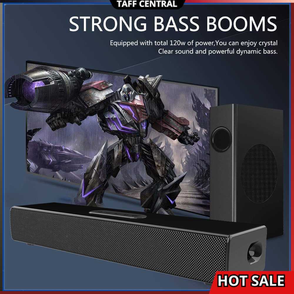 KLW Soundbar Bluetooth Active Speaker Stereo Bass Subwoofer 80W - S22