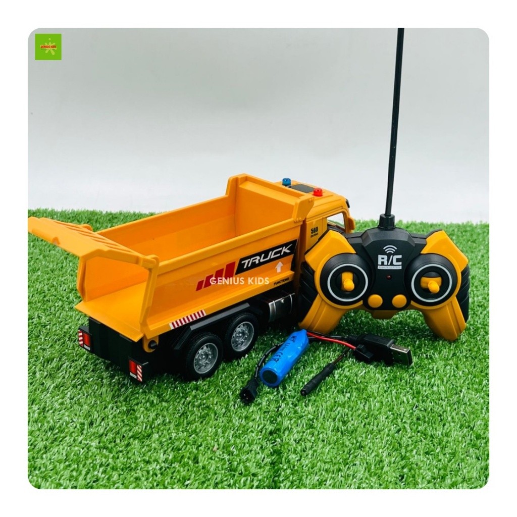 Promo Mainan mobil remot truk sampah Dump Truck RC