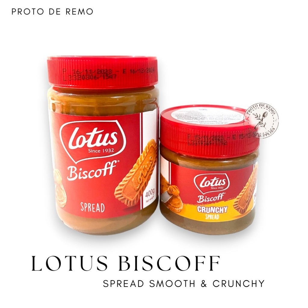 Lotus Biscoff Spread Smooth 200gr | 400gr | 1.6KG & Crunchy 190gr | 380gr