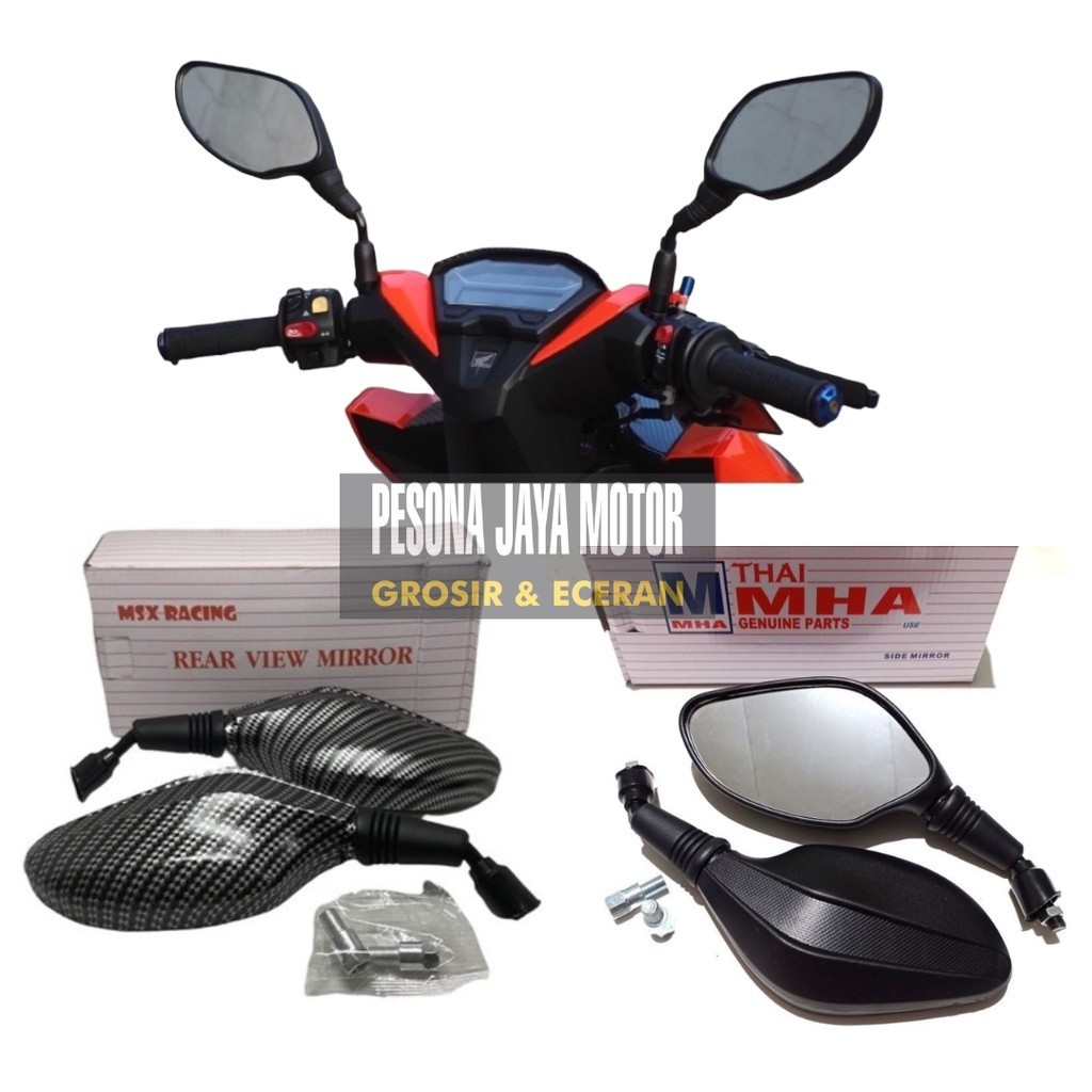 Spion Click Spion Click 125 Thailand Hitam Universal Cocok Vario,Vario125,Vario150,Beat,Pcx,Nmax,Nma