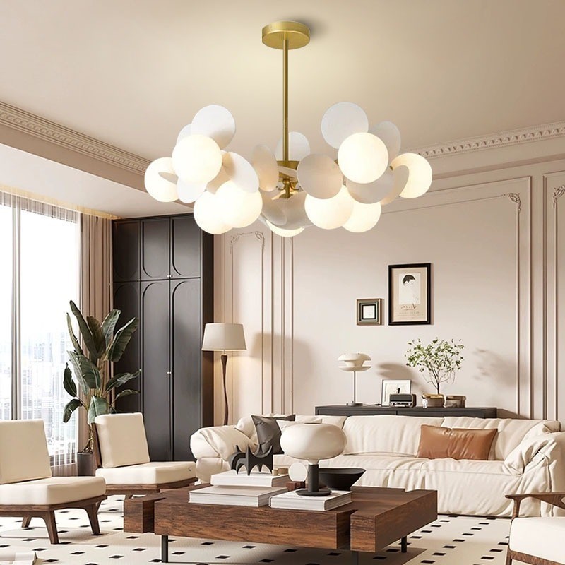 Cahaya_lamp Lampu Gantung Ruang Tamu Klasik Lampu Hias Gantung Dekorasi Lampu Led Kamar Aesthetic La