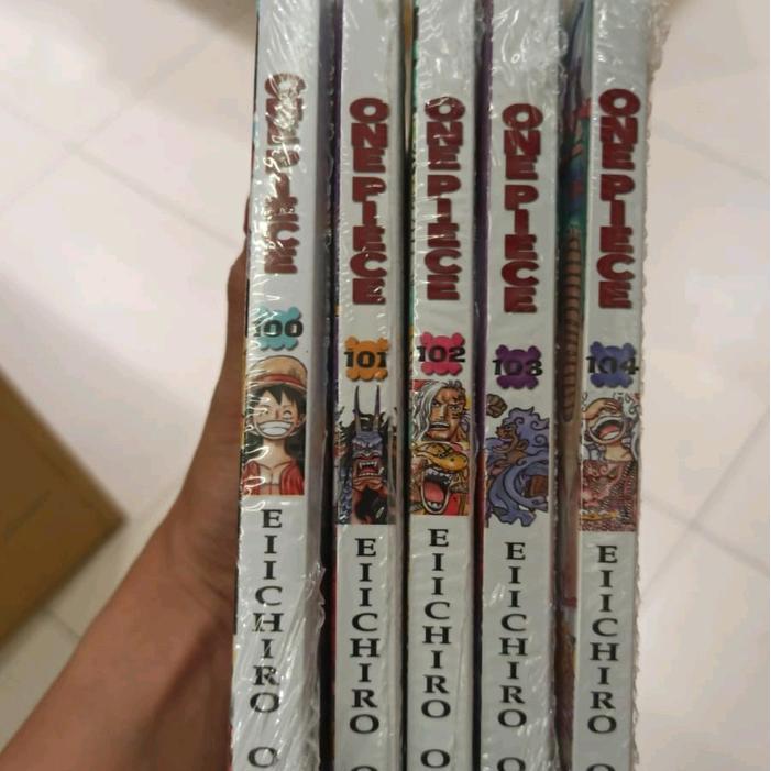 Komik One Piece set vol 100-105 segel  Bahasa Indonesia