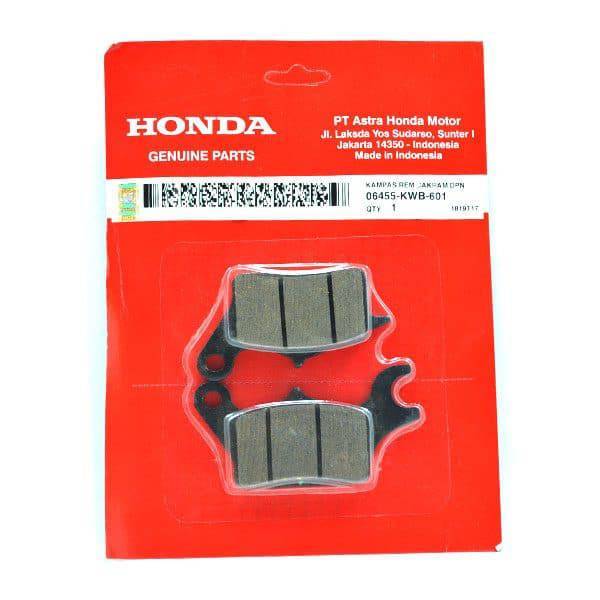 06455KWB601 Kampas Rem Cakram Depan Blade Revo 110 Supra X 125 Fi New Original AHM 06455-KWB-601