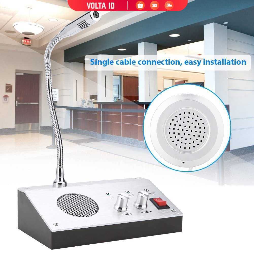 RETEVIS Window Speaker Intercom Dual Way Mic Loket Counter Teller - RT9908