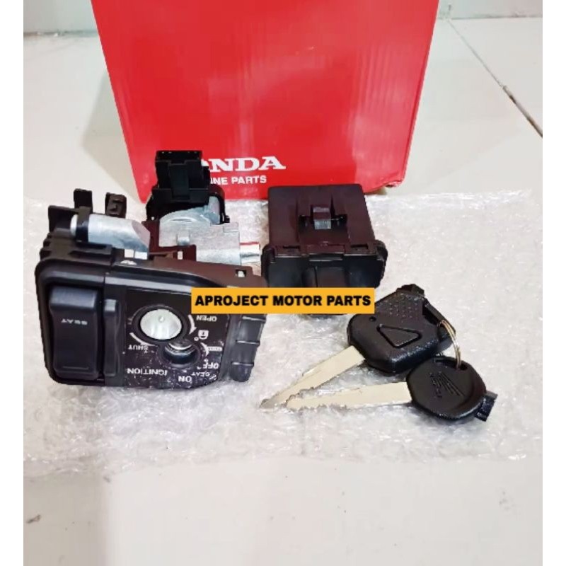 Kunci kontak set vario150 remot key set vario150 remot