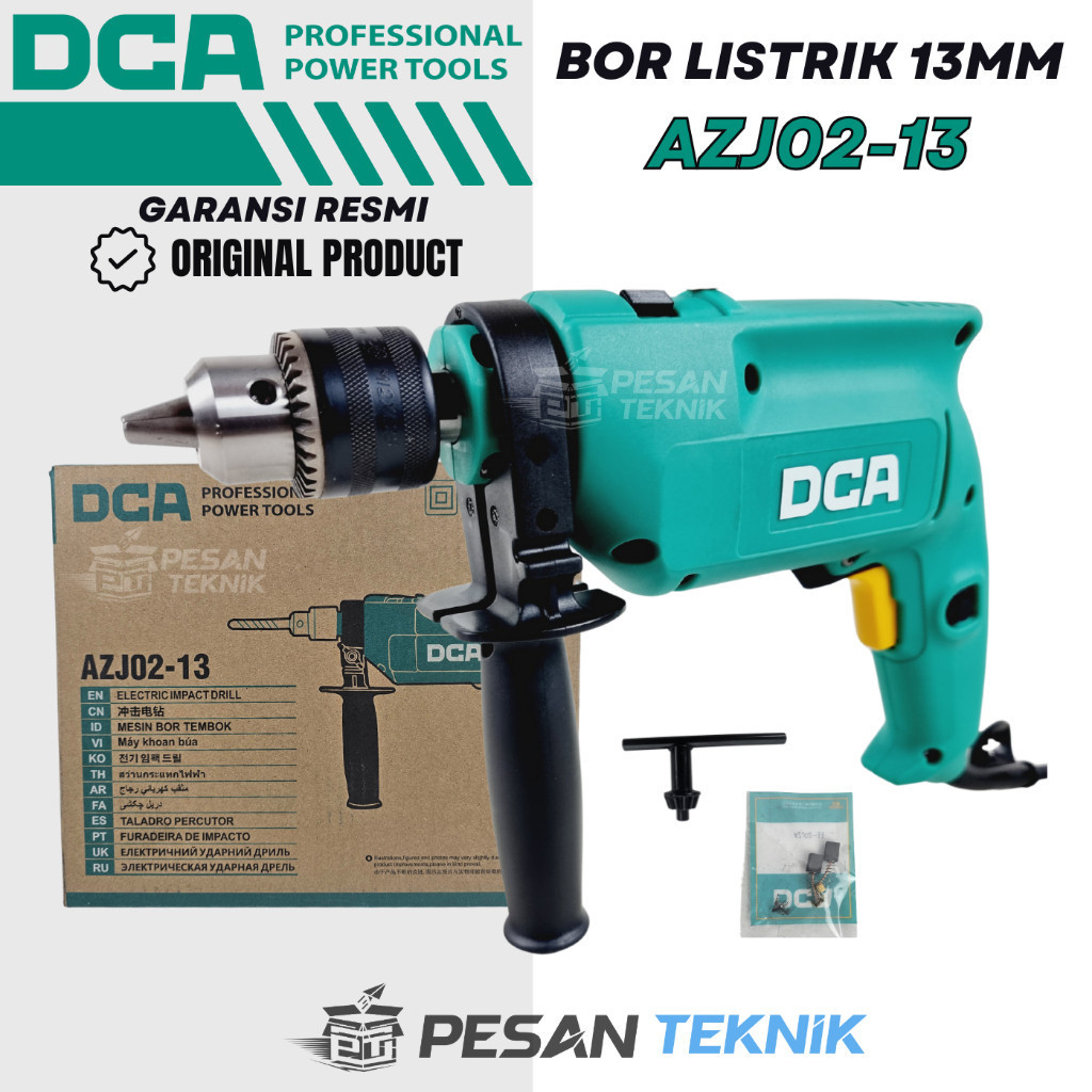 Mesin Bor Tembok Listrik Impact Drill 13MM 500 Watt DCA AZJ02-13