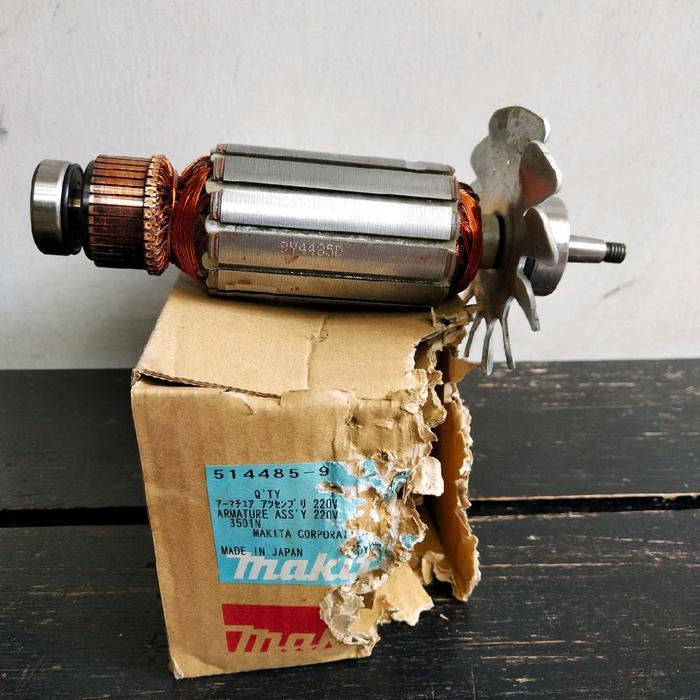 Armature / Angker Mesin Circle 3501 N Asli Rotor Circular Saw 3501N Makita Original 514485-9