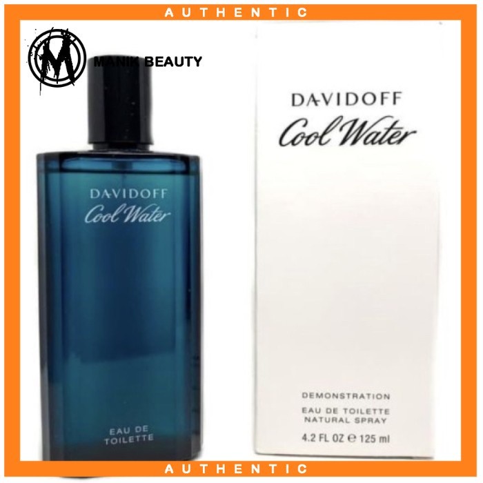 DAVIDOFF COOL WATER TESTER EDT 125 ML BOX SEGEL