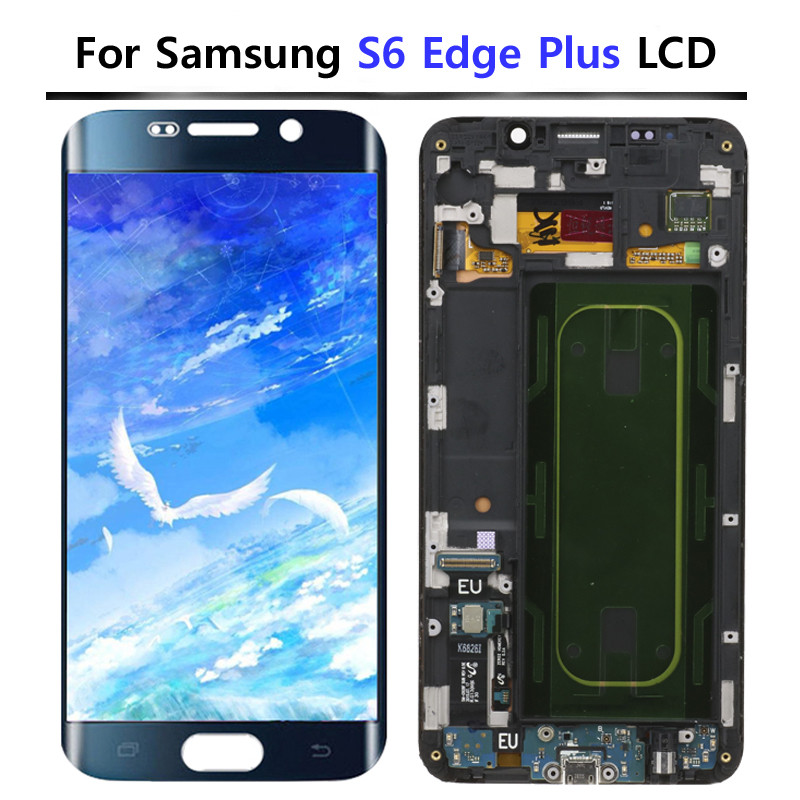 AMOLED LCD For SAMSUNG Galaxy s6 Edge Plus G928 G928F LCD Display Touch Screen Digitizer Assembly Re