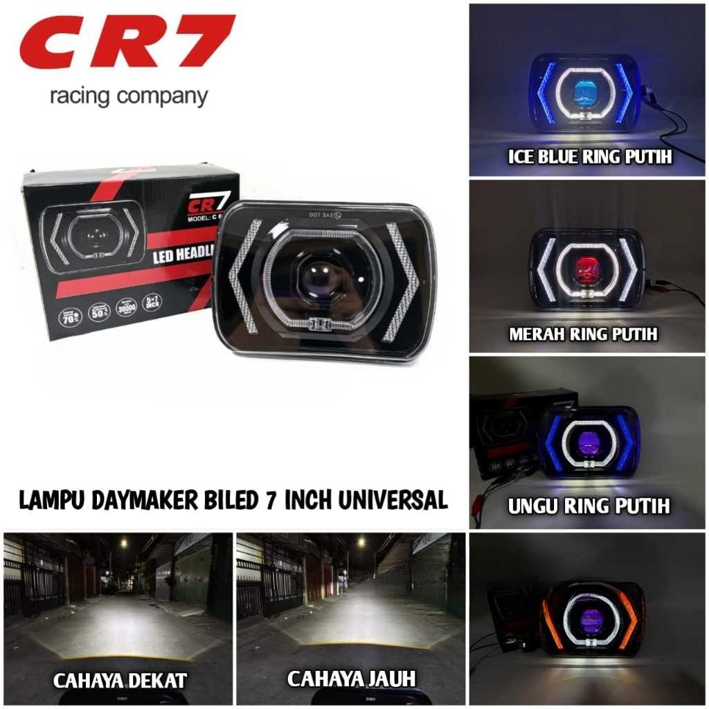 Lampu Biled Daymaker 7 Inch Lampu LED Projector Biled 7inch Motor Mobil Piw Piw Lampu Daymaker 7inch