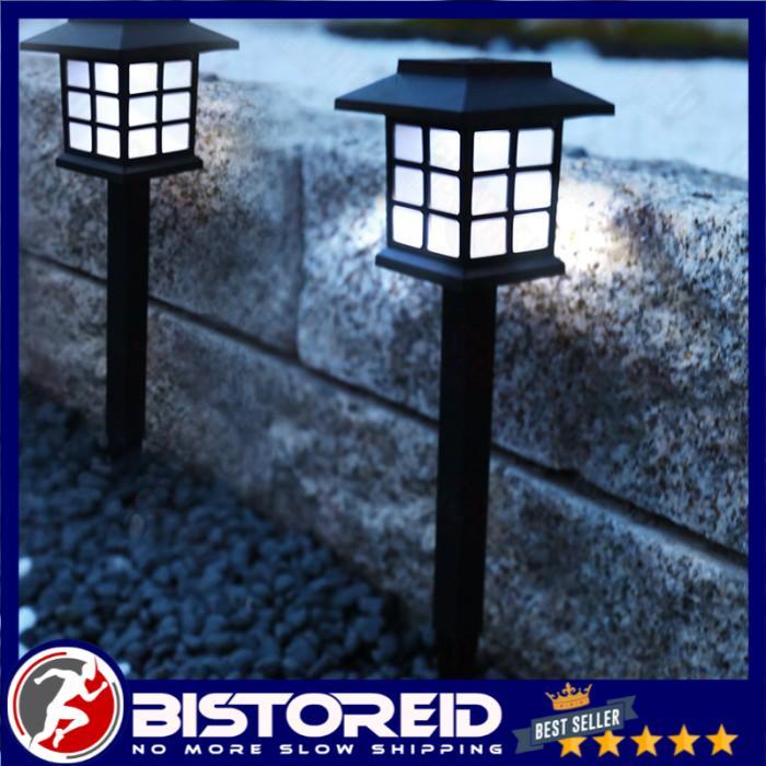 BISTOREID LAMPU HIAS TAMAN PAGAR MINIMALIS SOLAR TENAGA SURYA TANCAP TANAM TANAH