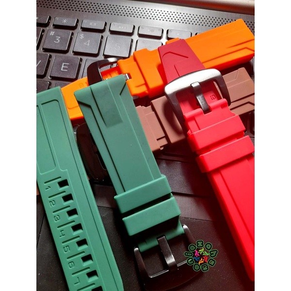 Strap Tali Jam Tangan Expedition Tali Jam Rubber Silicone Original 22mm 24mm 26mm