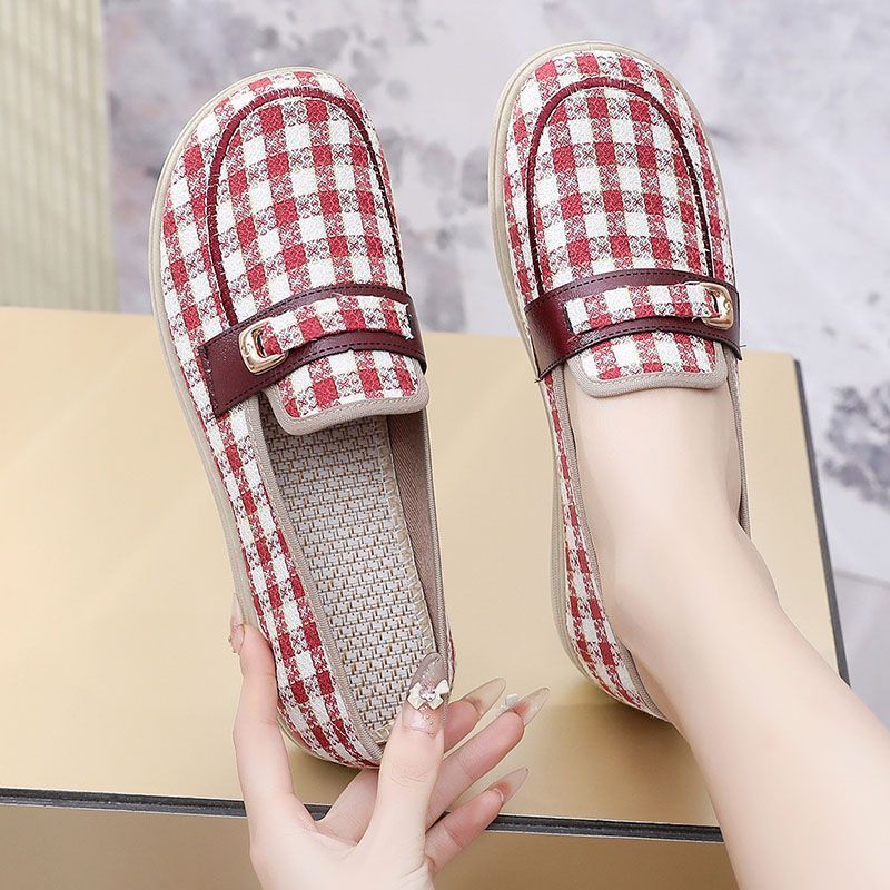 2026 New Fisherman Shoes Cloth Shoes Women Flat Work Shoes Breathable