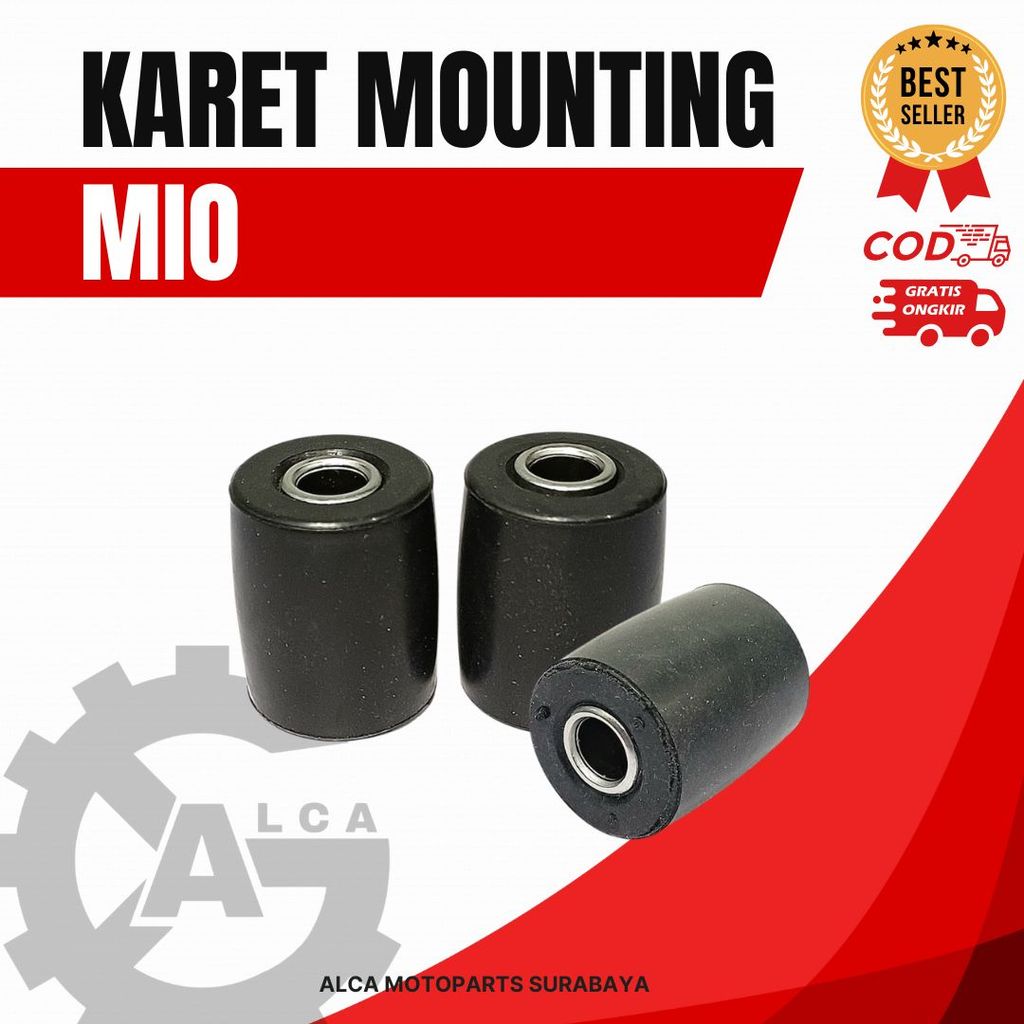 KARET MOUNTING BOSH ENGINE ISI 2 MOUNTING MONTING MIO KARBU LAMA SPORTY