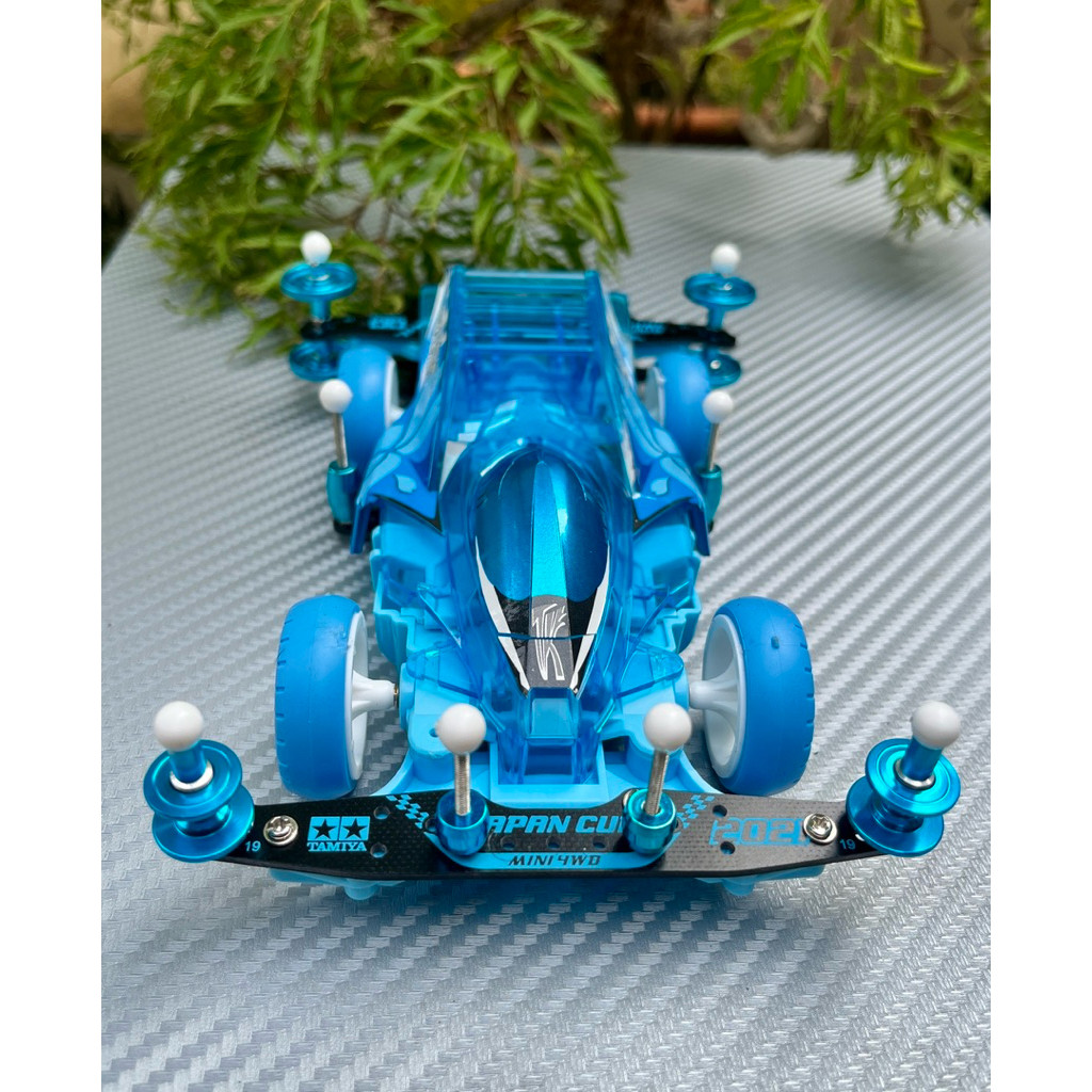 Rep Tamiya Rakitan Side damper Thunder shot MkII Blue special MS Chassis 3006W3-RKT