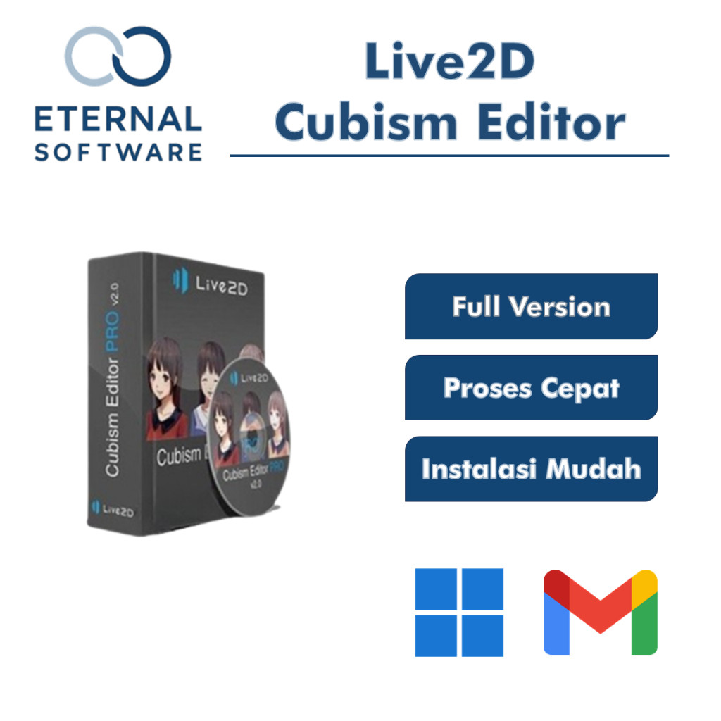 Live2D Cubism Editor Full Version Software Rigging Model Vtuber Full Lisensi Lifetime