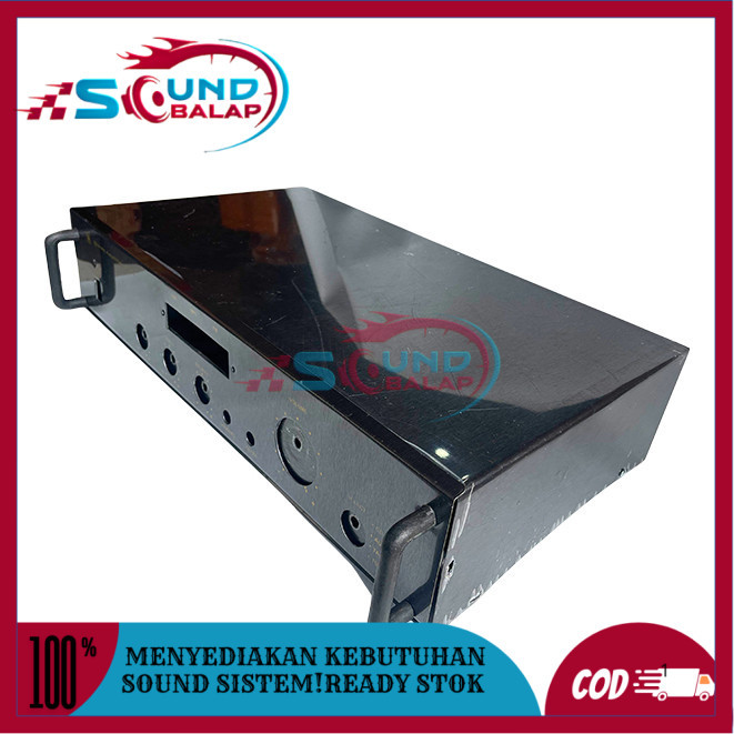 Box amplifier kosongan besi hitam usb N 103